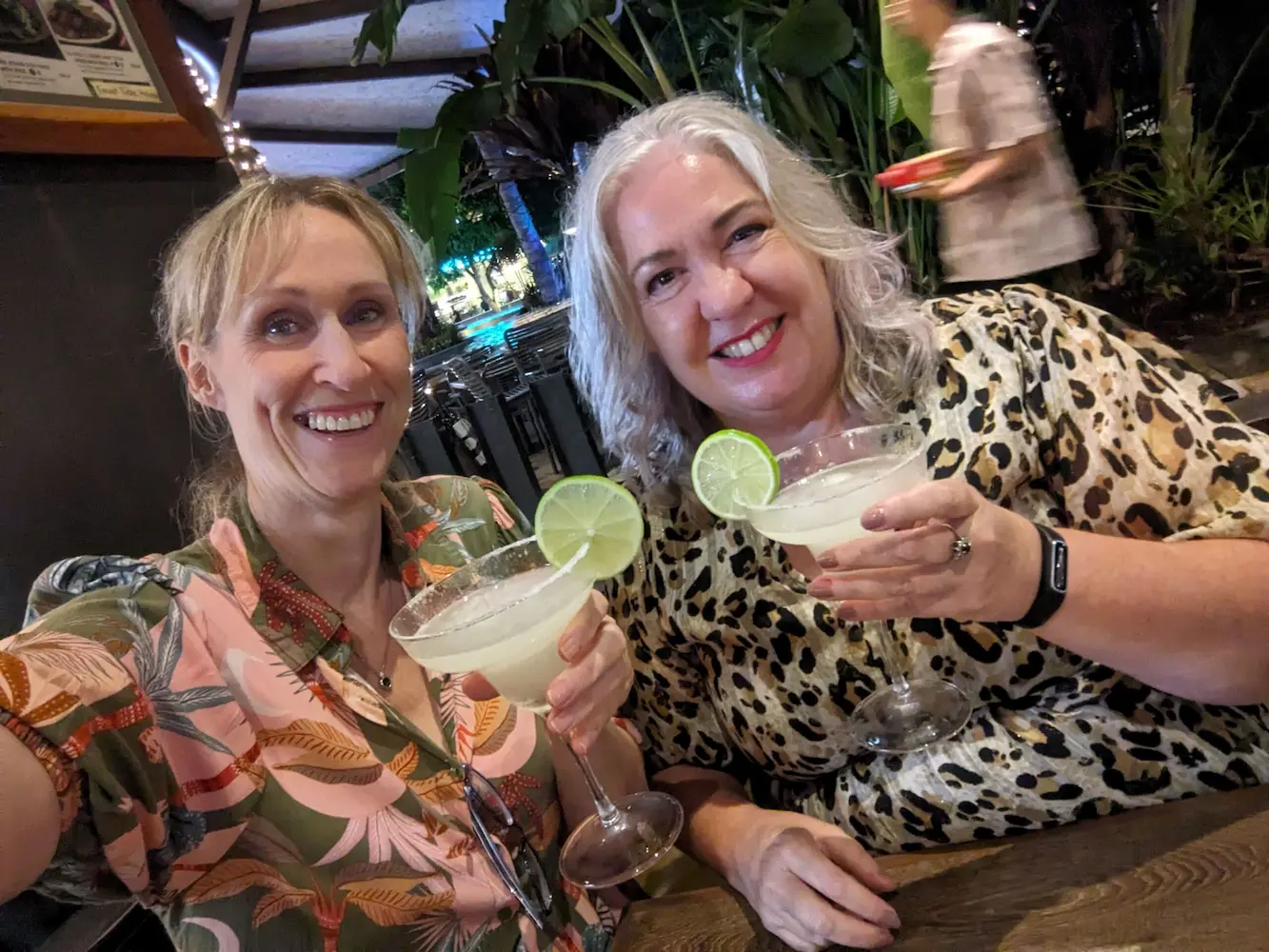 Marama and with a friend from K2