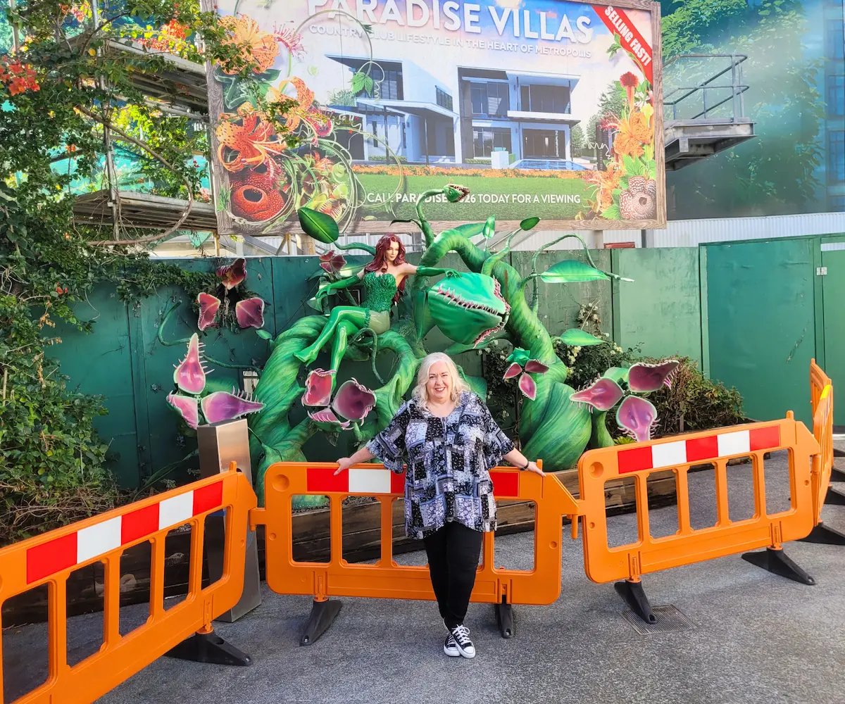 Marama at Movieworld for her birthday